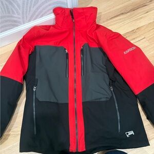 Karbon Red and Black Ski Jacket